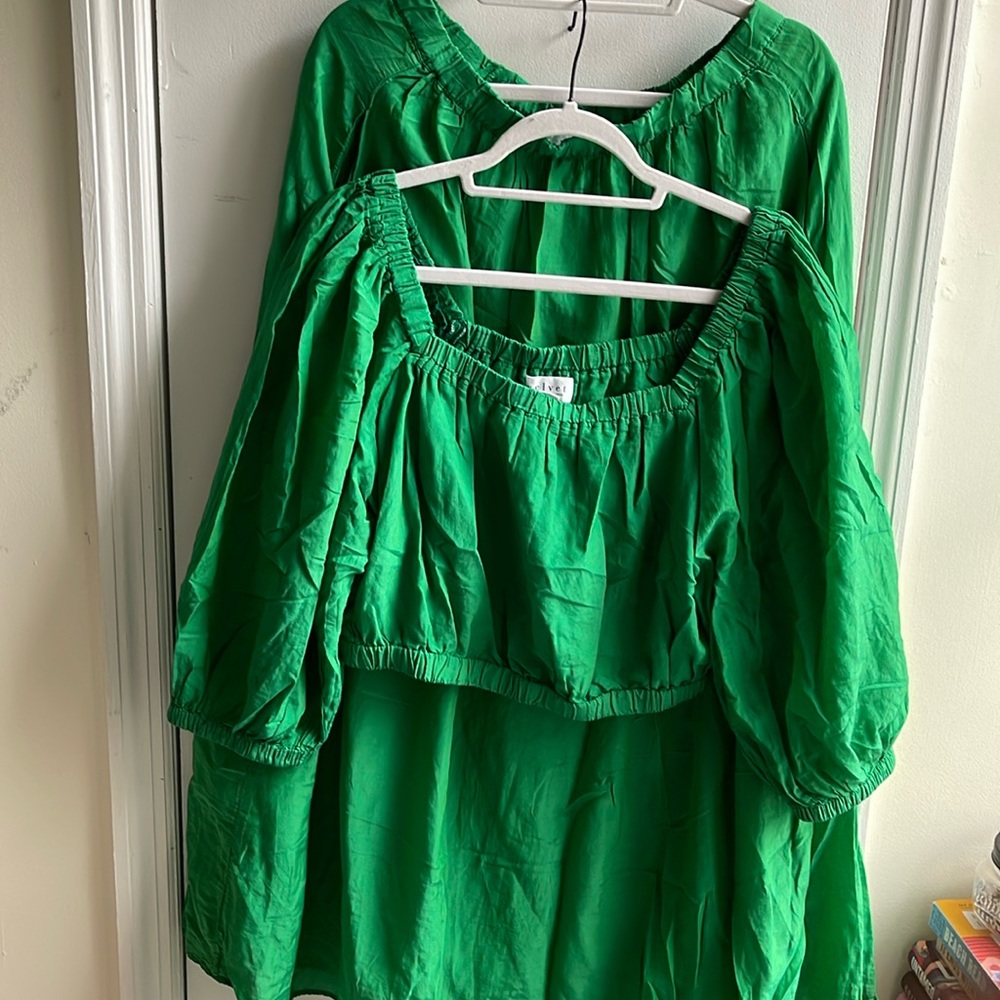 Velvet by Graham & Spencer midi skirt and top set